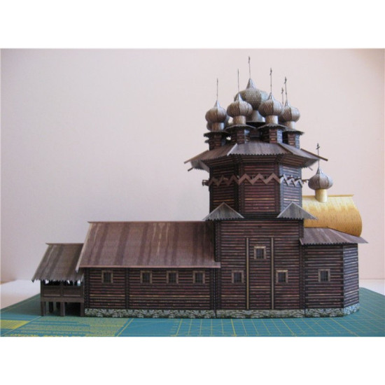 PAPER MODEL KIT CHURCH OF THE INTERCESSION OF THE VIRGIN 1/150 OREL 115