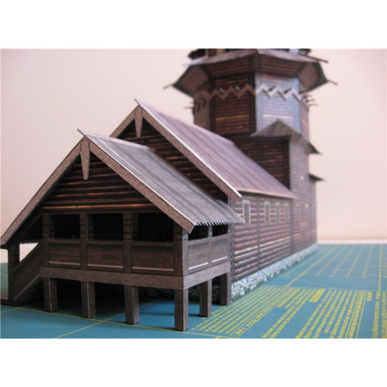 PAPER MODEL KIT CHURCH OF THE INTERCESSION OF THE VIRGIN 1/150 OREL 115