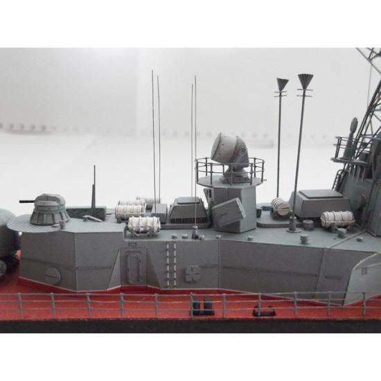 PAPER MODEL KIT MILITARY FLEET , SMALL MISSILE SHIP MIRAZH 1/200 OREL 127