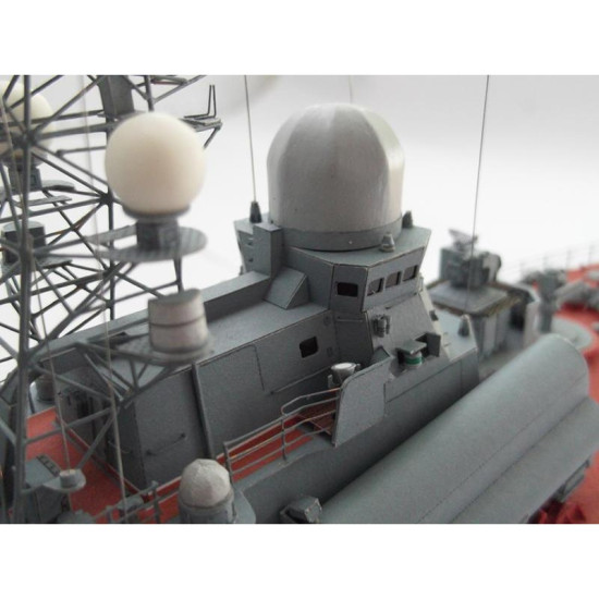 PAPER MODEL KIT MILITARY FLEET , SMALL MISSILE SHIP MIRAZH 1/200 OREL 127