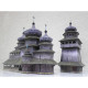 PAPER MODEL KIT ARCHITECTURE CHURCH OF ST. GEORGE WITH A BELFRY 1/100 OREL 134