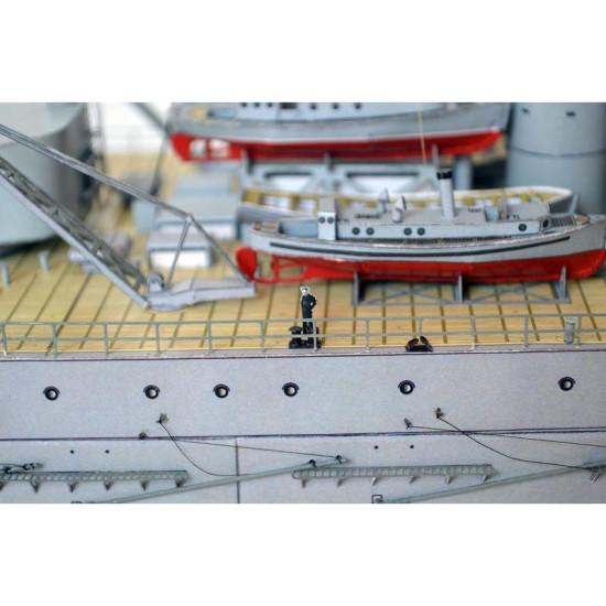 PAPER MODEL KIT MILITARY FLEET BATTLESHIP PETROPAVLOVSK 1/200 OREL 164