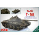 T-55 Soviet Army main tank MBT +decals, PE, resin 1/35 SKIF 233