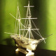 PAPER MODEL KIT CIVIL FLEET SHIP BOAT VESSEL SAILBOAT BAIKAL 1/200 OREL 182