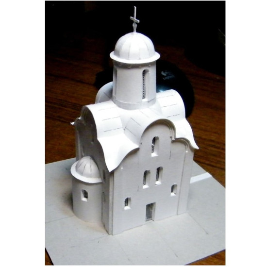 PAPER KIT CHURCH OF THE NATIVITY OF THE VIRGIN IN THE PERYN MONASTERY 1/150 OREL 195