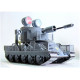 PAPER MODEL KIT ARMORED TRANSPORTER Q WITH 75MM RIFLE 1/50 OREL 240