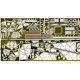 PHOTO ETCHING FOR MILITARY FLEET , SMALL MISSILE SHIP MIRAZH 1/200 OREL 127/1