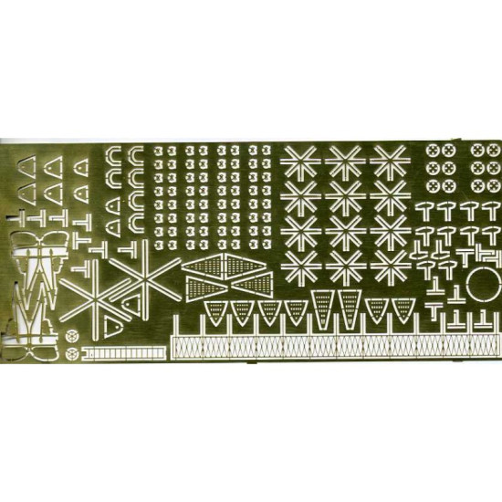 PHOTO ETCHING FOR MILITARY FLEET BATTLESHIP MIKASA 1/200 OREL 157/1