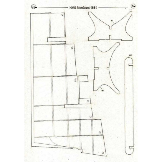 LASER CUTTING FOR MILITARY FLEET THE DESTROYER EXPRESS 1/100 OREL 189/2