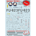 DECAL 1/32 FOR AMERICAN F-86 SABRE PART-1 PRINT SCALE 32-017