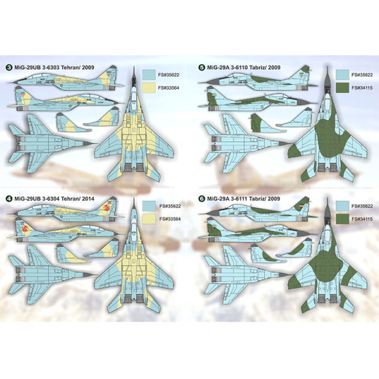 DECAL 1/48 FOR MIG-29 PRINT SCALE 48-129