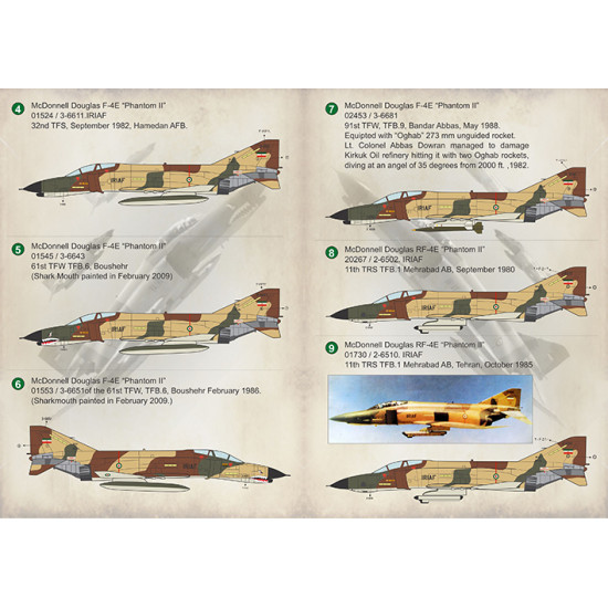 Decal 1/48 For Mcdonnell Douglas F-4 Print Scale 48-131