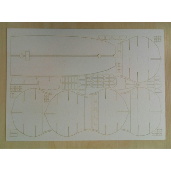 LASER CUTTING TO MODEL MILITARY FLEET OREL 207 LE FLEURON OREL 207/2