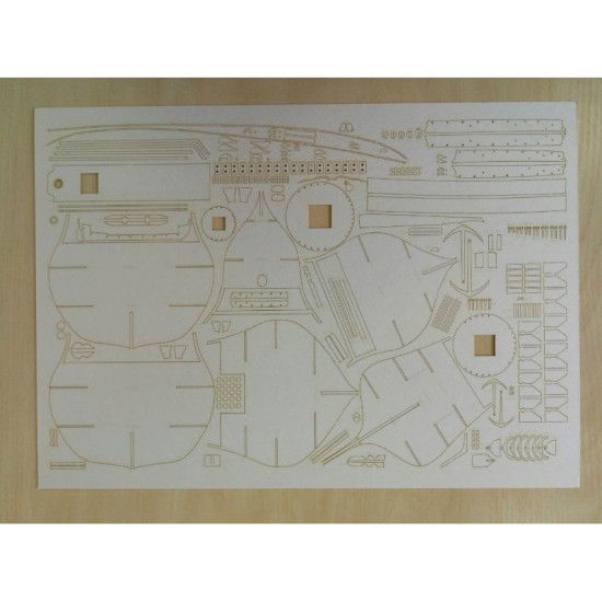 LASER CUTTING TO MODEL MILITARY FLEET OREL 207 LE FLEURON OREL 207/2