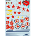 DECAL 1/72 FOR LISUNOV LI-2 PRINT SCALE 72-291