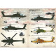 DECAL 1/72 FOR MCDONNELL DOUGLAS AH-64 APACHE PART-2 PRINT SCALE 72-304