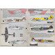 DECAL 1/72 FOR BF-109 G GUSTAV PRINT SCALE 72-310