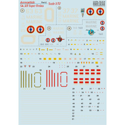 DECAL 1/72 FOR SA.321 SUPER FRELON PART-2 PRINT SCALE 72-314