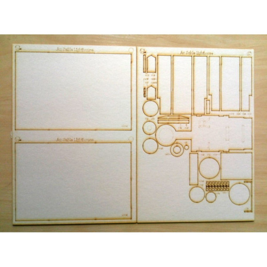 LASER CUTTING TO MODEL OREL 255 LIGHTHOUSE AU SABLE OREL 255/2