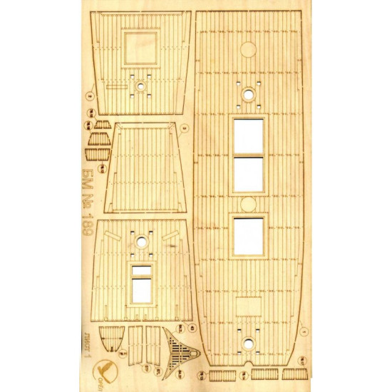 DECK OF WOOD VENEE MILITARY FLEET THE DESTROYER EXPRESS 1/100 OREL 189/3