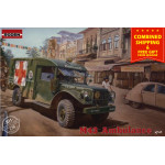 Roden 811 Dodge M43 3/4 ton 4x4 Ambulance truck Plastic scale model kit 1/35
