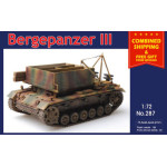 PANZER III ARMORED RECOVERY VEHICLE UNIMODELS 287 PLASTIC MODEL KIT SCALE 1/72