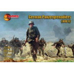 GERMAN PANZERGRENADIERS WWII 40 FIGURES 1/72 MARS FIGURES 72108