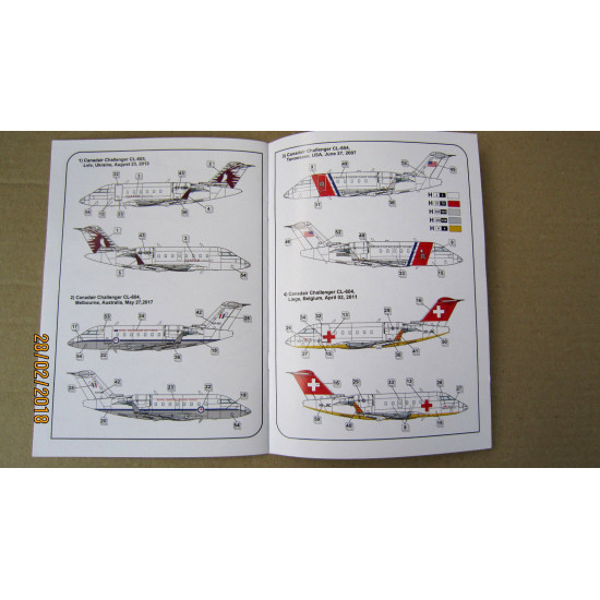 CANADAIR CHALLENGER CL604/605 - PASSENGER AIRCRAFT BPK 14406 SCALE 1/144