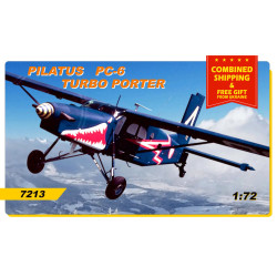 PILATUS PC-6 TURBO PORTER - SINGLE-ENGINED AIRCRAFT BPK 7213 SCALE 1/72