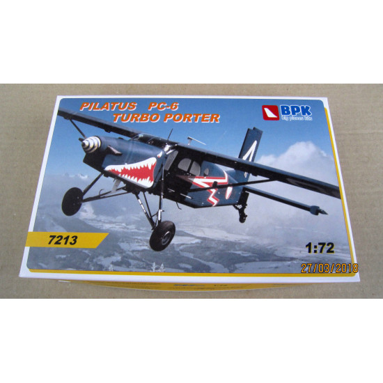 PILATUS PC-6 TURBO PORTER - SINGLE-ENGINED AIRCRAFT BPK 7213 SCALE 1/72