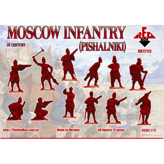 RED BOX 1/72 72113 MOSCOW INFANTRY (PISHALNIKI, 16TH CENTURY)