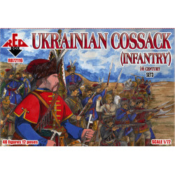 RED BOX 1/72 72116 UKRAINIAN COSSACK (INFANTRY, 16TH CENTURY) (SET.3) 