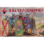 RED BOX 1/72 72124 BURGUNDIAN CROSSBOWMEN (15 CENTURY) (32 FIGURES, 8 POSES)