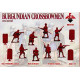 RED BOX 1/72 72124 BURGUNDIAN CROSSBOWMEN (15 CENTURY) (32 FIGURES, 8 POSES)
