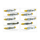 MESSERSCHMITT BF 109E-3 / E-4 BATTLE OF BRITAIN ACES, 2 KITS 1/144 ARMORY 14304