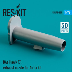 Reskit Rsu72-0221 1/72 Bae Hawk T.1 Exhaust Nozzle For Airfix Kit 3d Printing