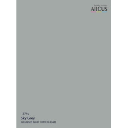 Arcus A374 Acrylic Paint Royal Air Force Sky Grey Saturated Color