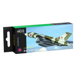 Arcus A3053 Acrylic Paints Set Raf V-bombers 6 Colors In Set 10ml