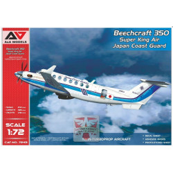 Aa Models 7243 1/72 Beechcraft 350 Super King Air Japan Coast Guard Model Kit