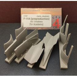 Us Stock Cat4 R48085 - 1/48 - F-111a Preproduction Air Intakes For Academy