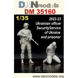 Us Stock Dan Models 35160 1/35 Ukrainian Officer Security Service Of Ukraine And Prisoner