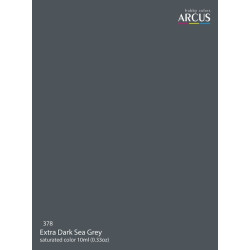 Arcus A378 Acrylic Paint Royal Air Force Extra Dark Sea Grey Saturated Color