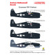 Techmod 32007 1/32 Grumman F6f-5 Hellcat England 1944 Fighter Wet Decal