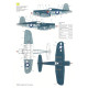 Techmod 32008 1/32 Vought F4u-1a Corsair 1944 Aircraft Wet Decal Wwii