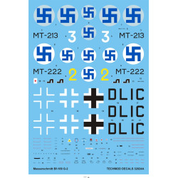 Techmod 32024 1/32 Messerschmitt Bf 109g-2 Aircraft Wet Decal W Painting Masks