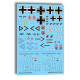 Techmod 32028 1/32 Messerschmitt Bf 109e-4 1940 Aircraft Wet Decal W/Masks