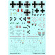 Techmod 32028 1/32 Messerschmitt Bf 109e-4 1940 Aircraft Wet Decal W/Masks