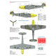 Techmod 32028 1/32 Messerschmitt Bf 109e-4 1940 Aircraft Wet Decal W/Masks