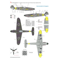 Techmod 32029 1/32 Messerschmitt Bf 109g-2 1942-1943 Aircraft Wet Decal W/Masks