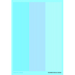 Techmod 32032 1/32 Stripes For Lozenge Sheet Contains Three Variants Wet Decal